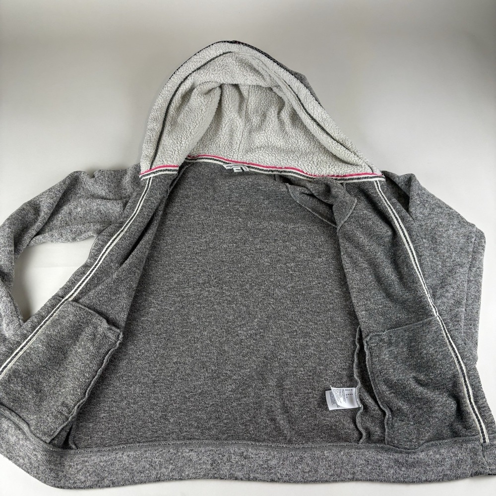 American Eagle Sweater Womens Medium Grey Full Zip Aztec Hoodie Sweatshirt - Picture 2 of 9